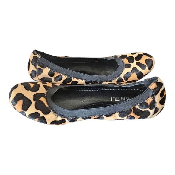 VANELI Leopard Pony Hair Ballet Flats - Size 8S - Picture 3 of 7